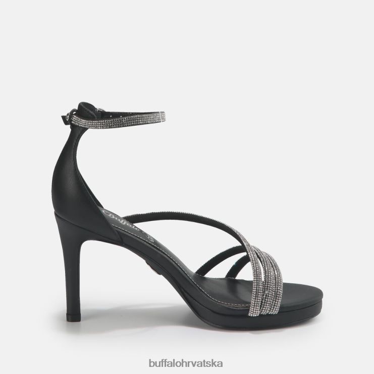 crno Buffalo serena shine sandala veganska |sandale TDD6T625